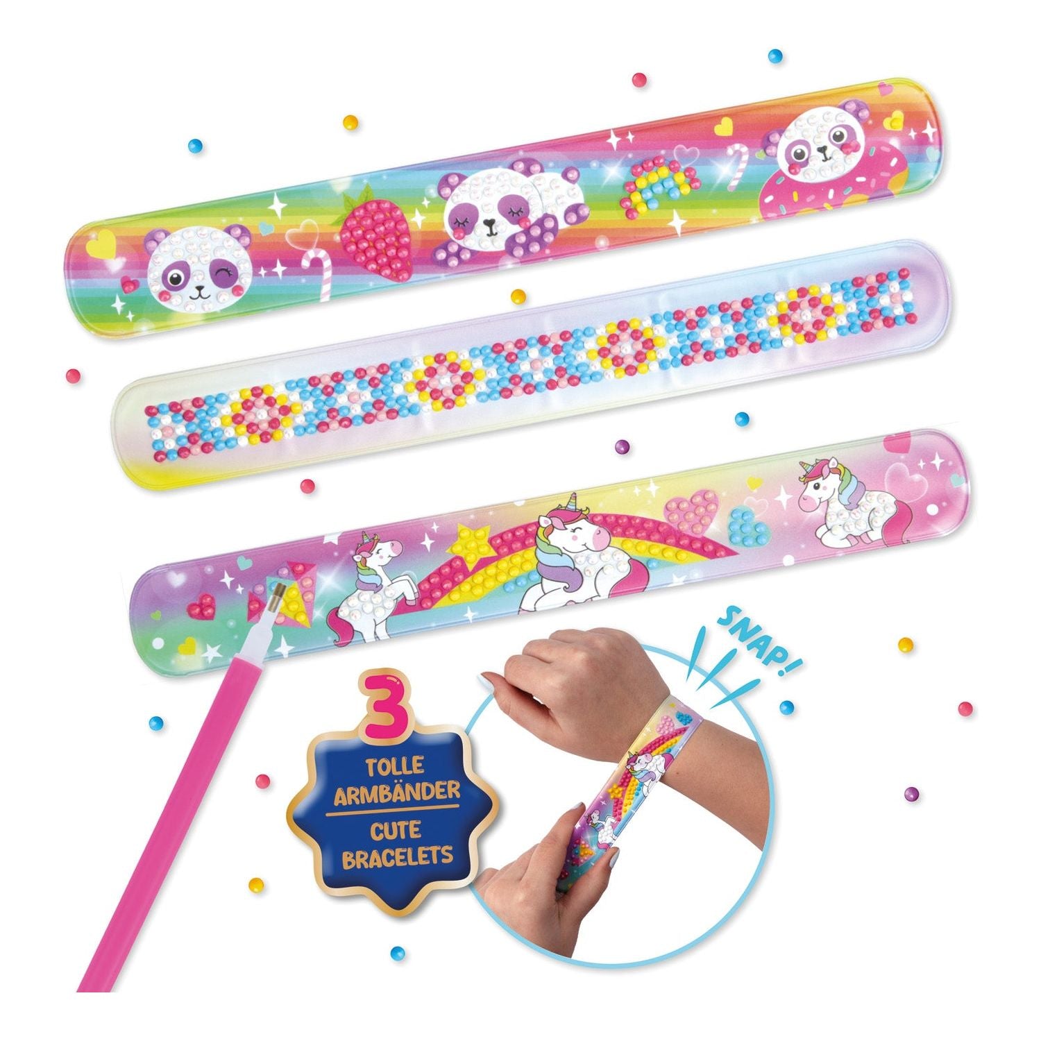 Diamond Art Snap Bracelets, Lena