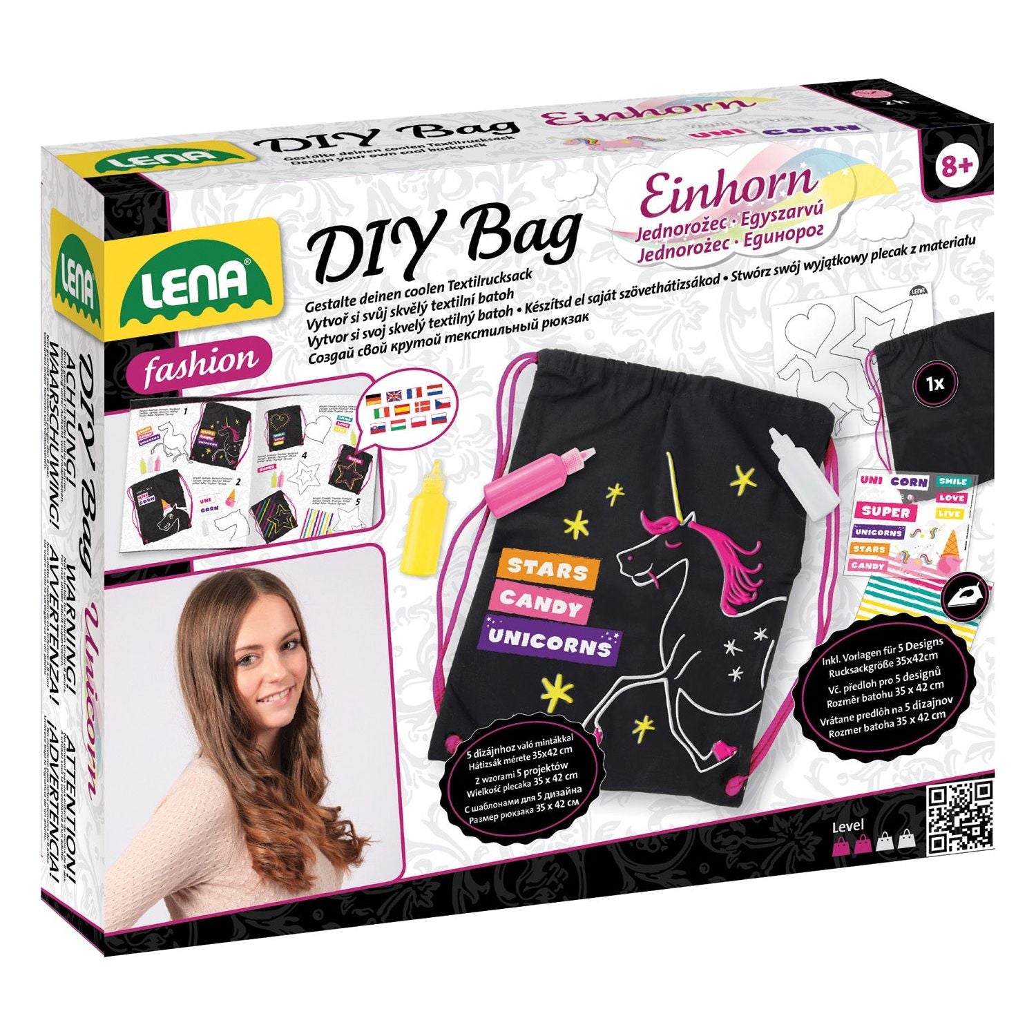 DIY Tas Unicorn, Lena