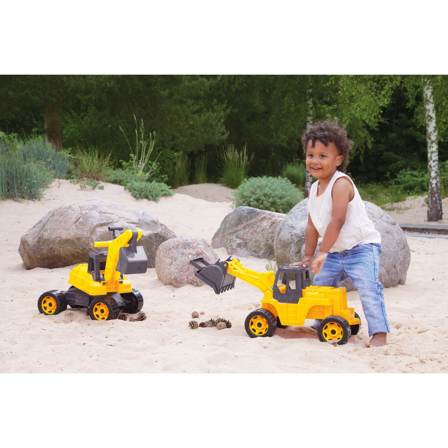 Eco GIGA TRUCKS Excavator (sit on) - 70cm, Lena