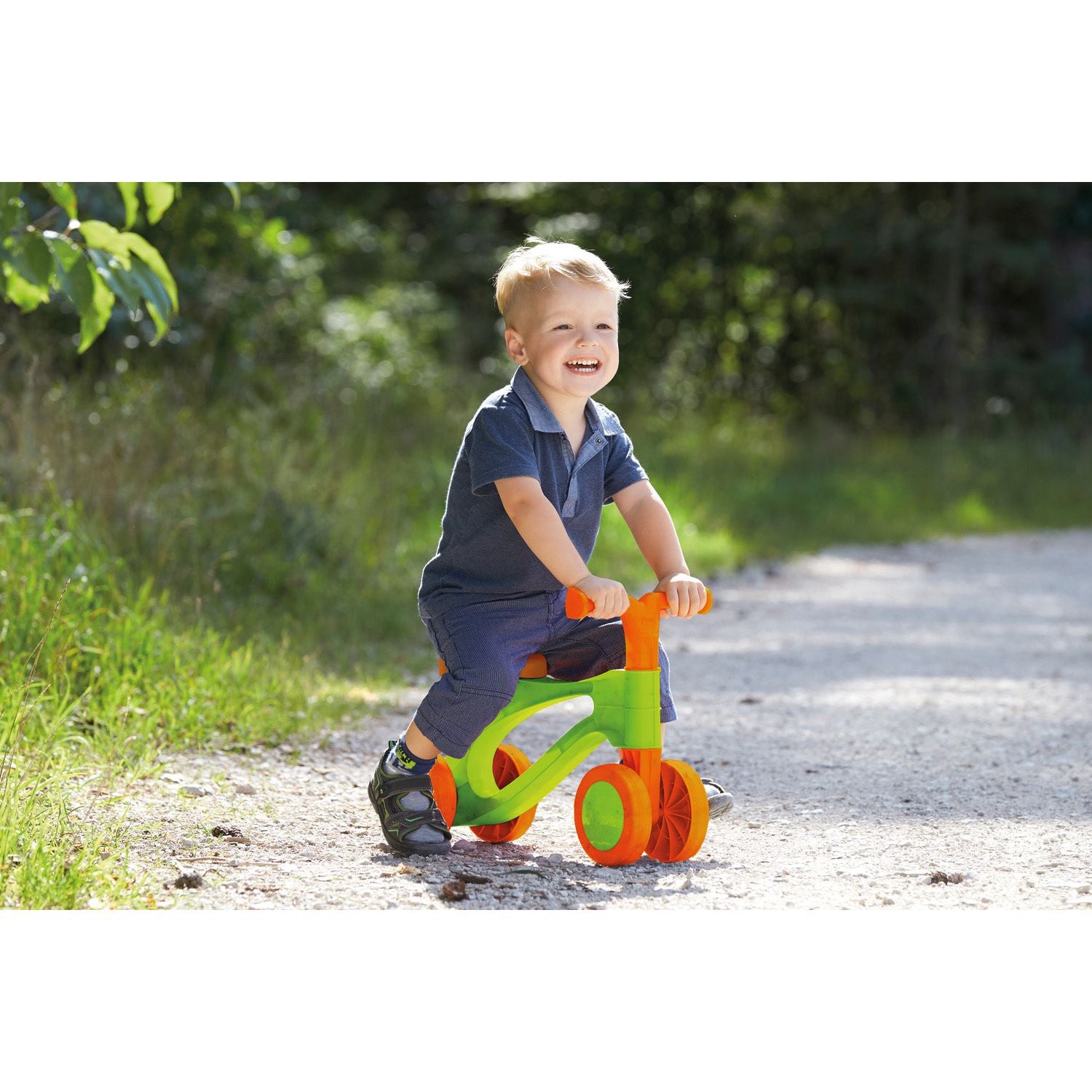 Eco Loopfiets Oranje / Groen, Lena