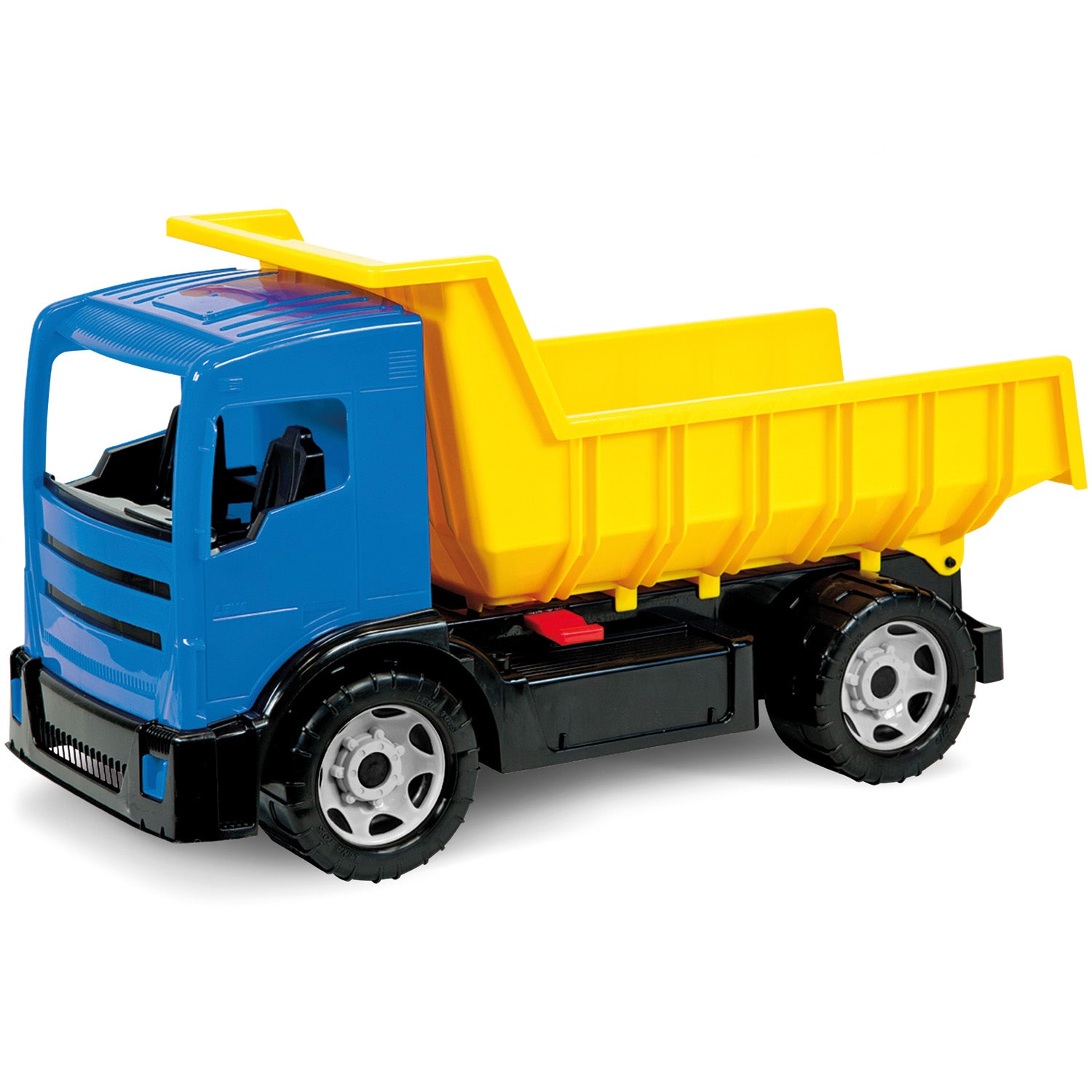 GIGA TRUCKS Dump Truck 61cm Blauw/Rood Assorti, Lena