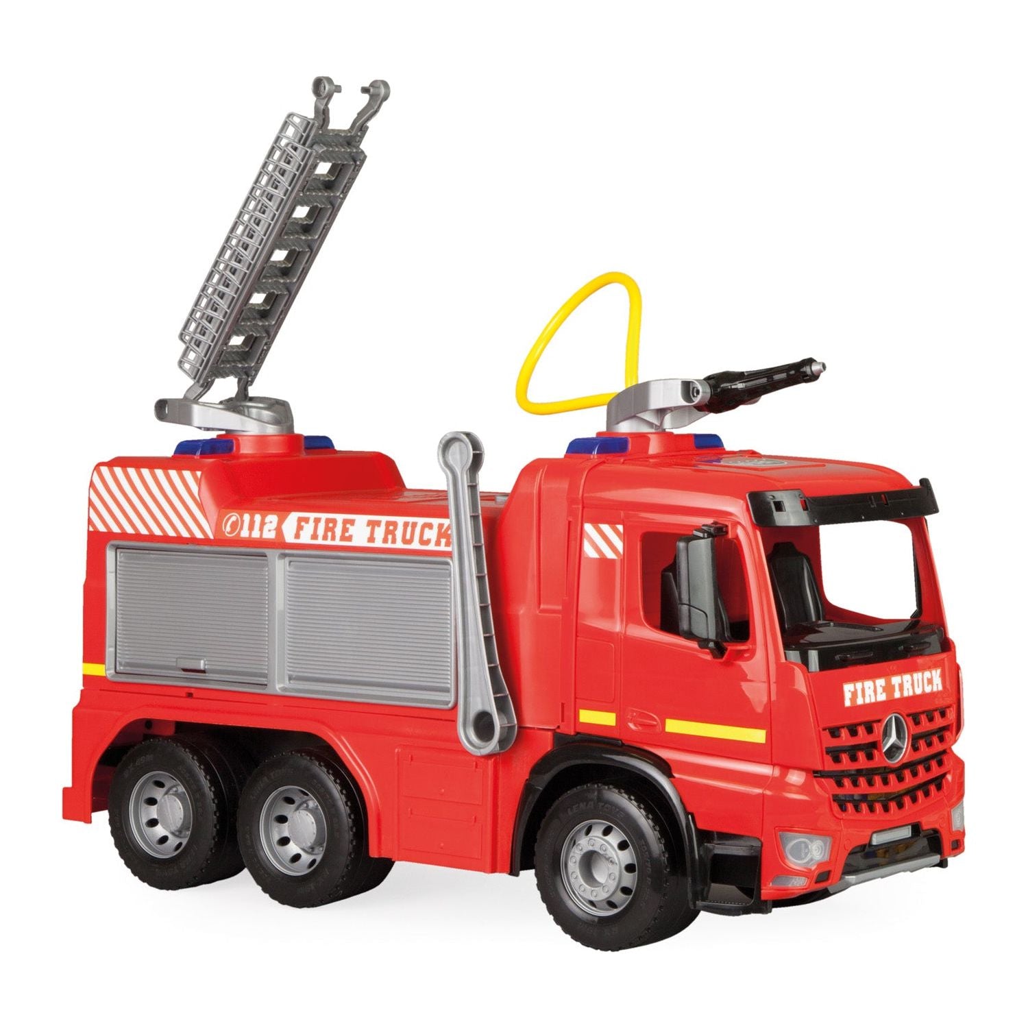 GIGA TRUCKS Ride-on Brandweerwagen Mercedes-Benz Actros 66cm, Lena