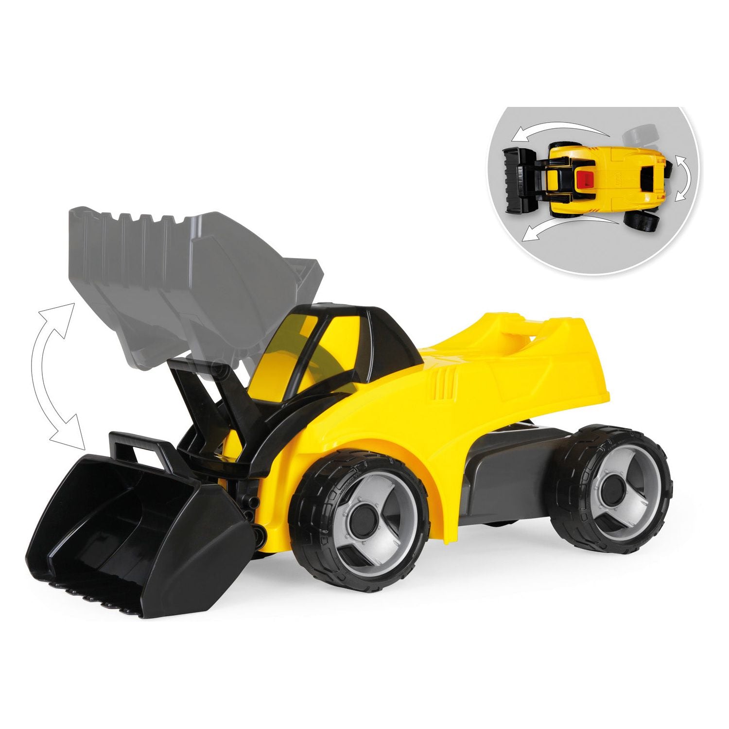 GIGA TRUCKS Ride-on Shovel Pro X 68cm, Lena
