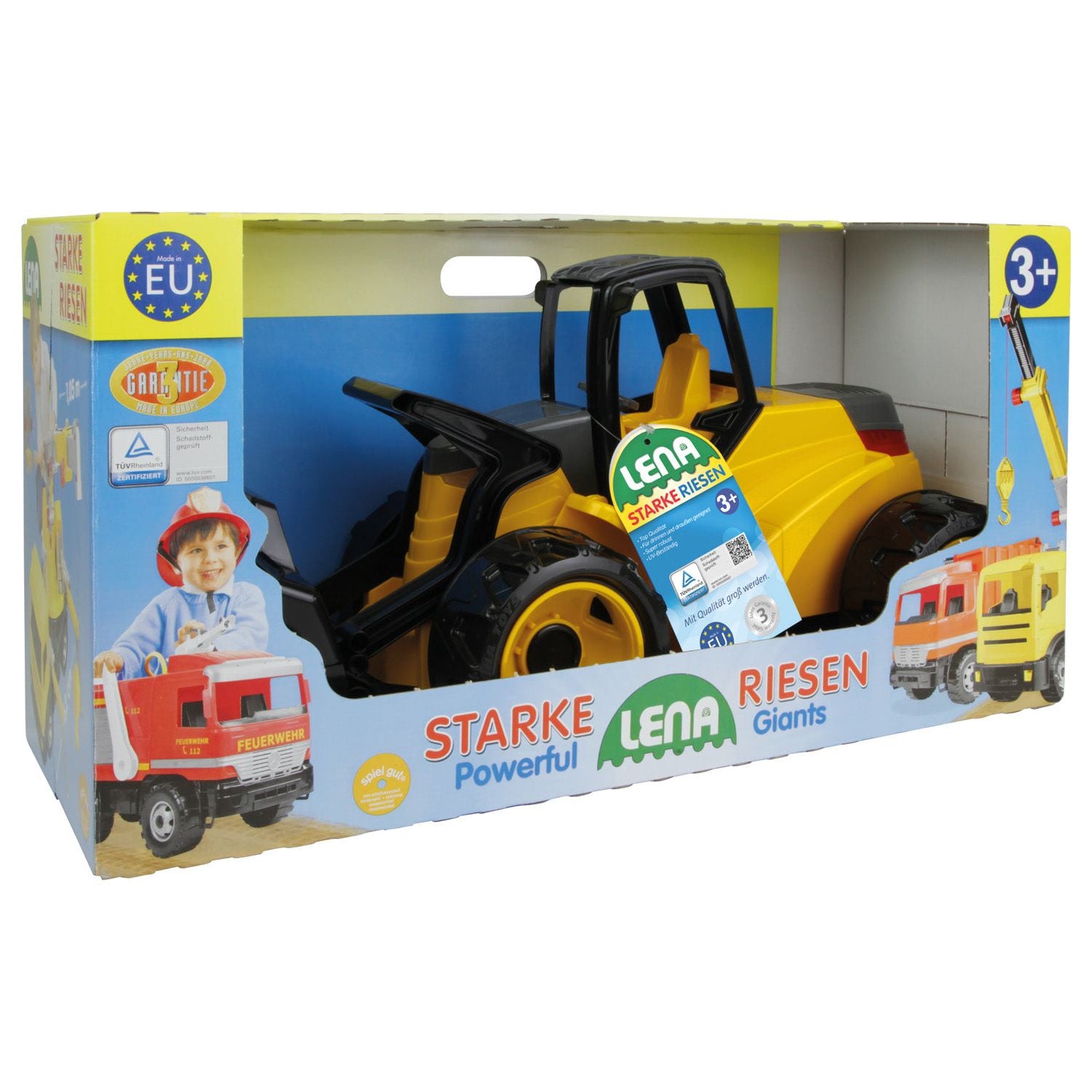 GIGA TRUCKS Shovel Pro Zwart / Geel 67cm, Lena