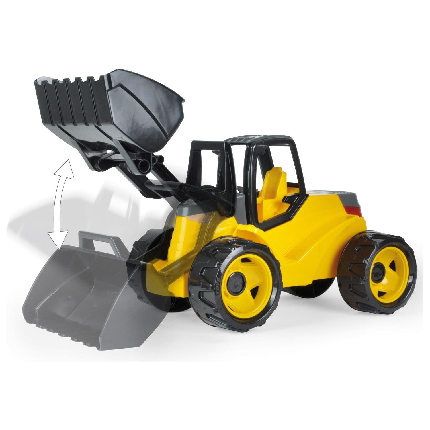 GIGA TRUCKS Shovel Pro Zwart / Geel 67cm, Lena