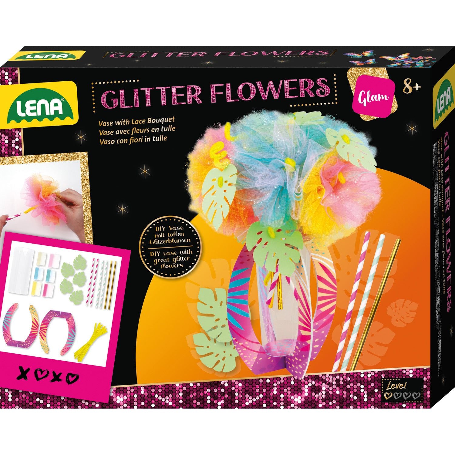 Glitter Bloementje, Lena