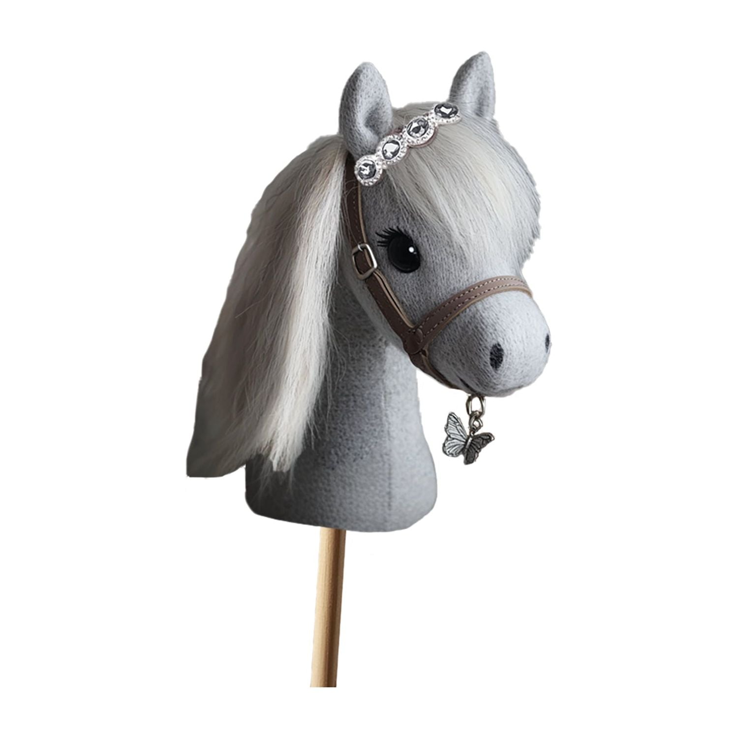 Hobby Horse Lichtgrijs 70cm, Lena