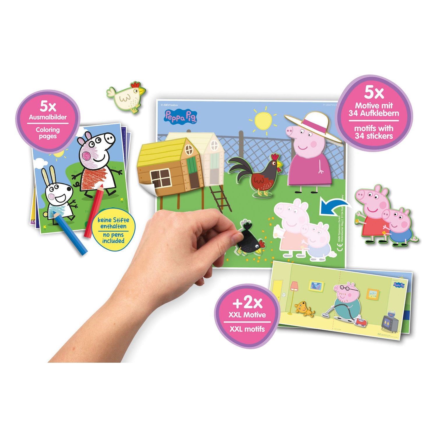 Leren Lijmen Peppa Pig, Lena