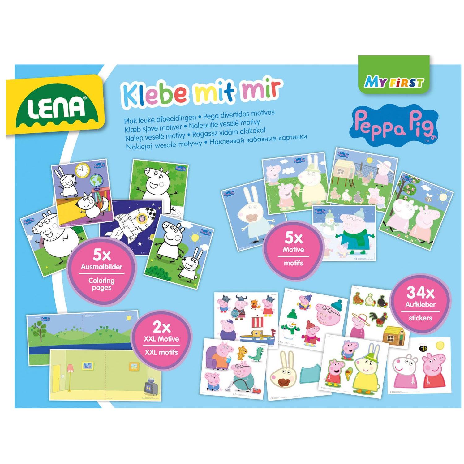 Leren Lijmen Peppa Pig, Lena