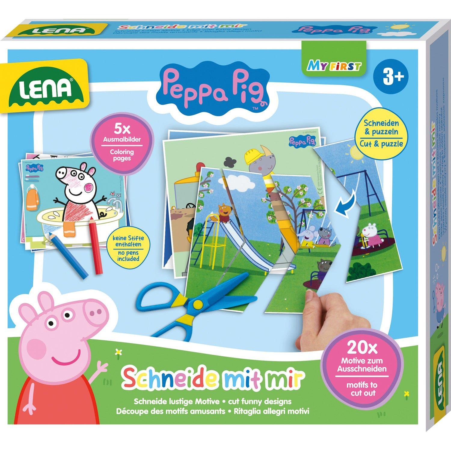 Leren Snijden Peppa Pig, Lena