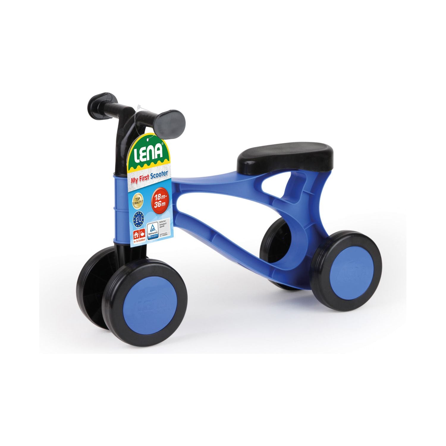 Loopfiets Blauw / Zwart, Lena