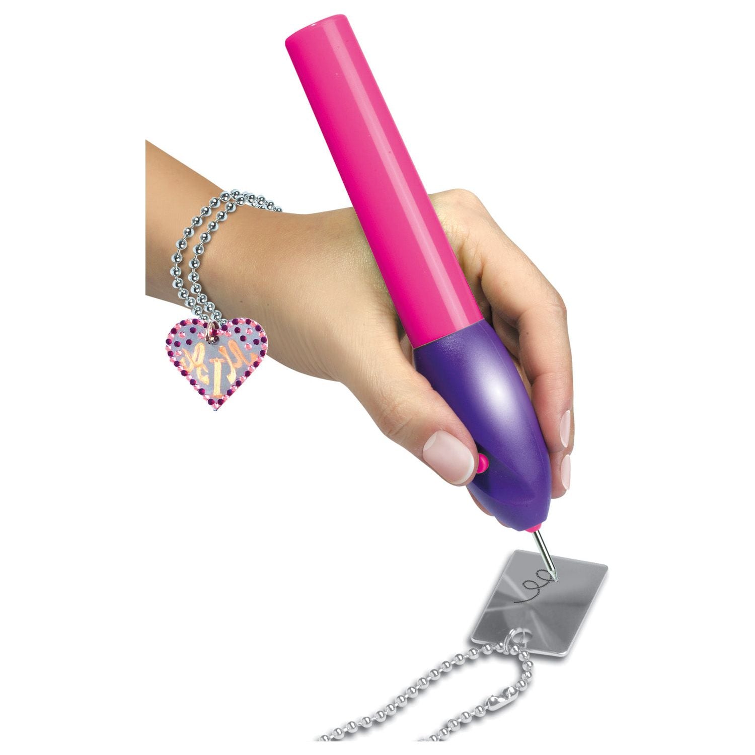 Metalen sieraden maken met graveerset, Lena