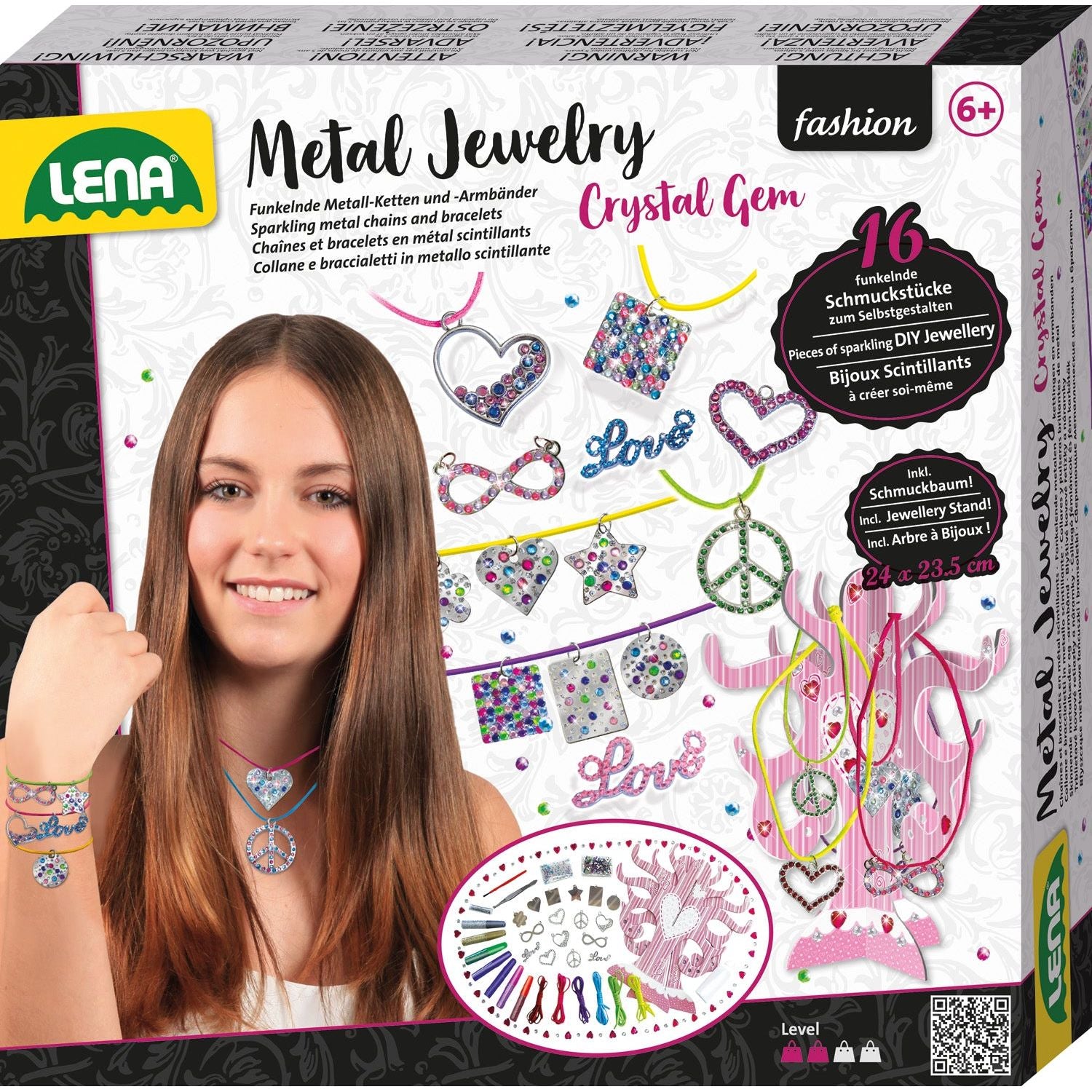 Metalen Sieraden Set, Lena