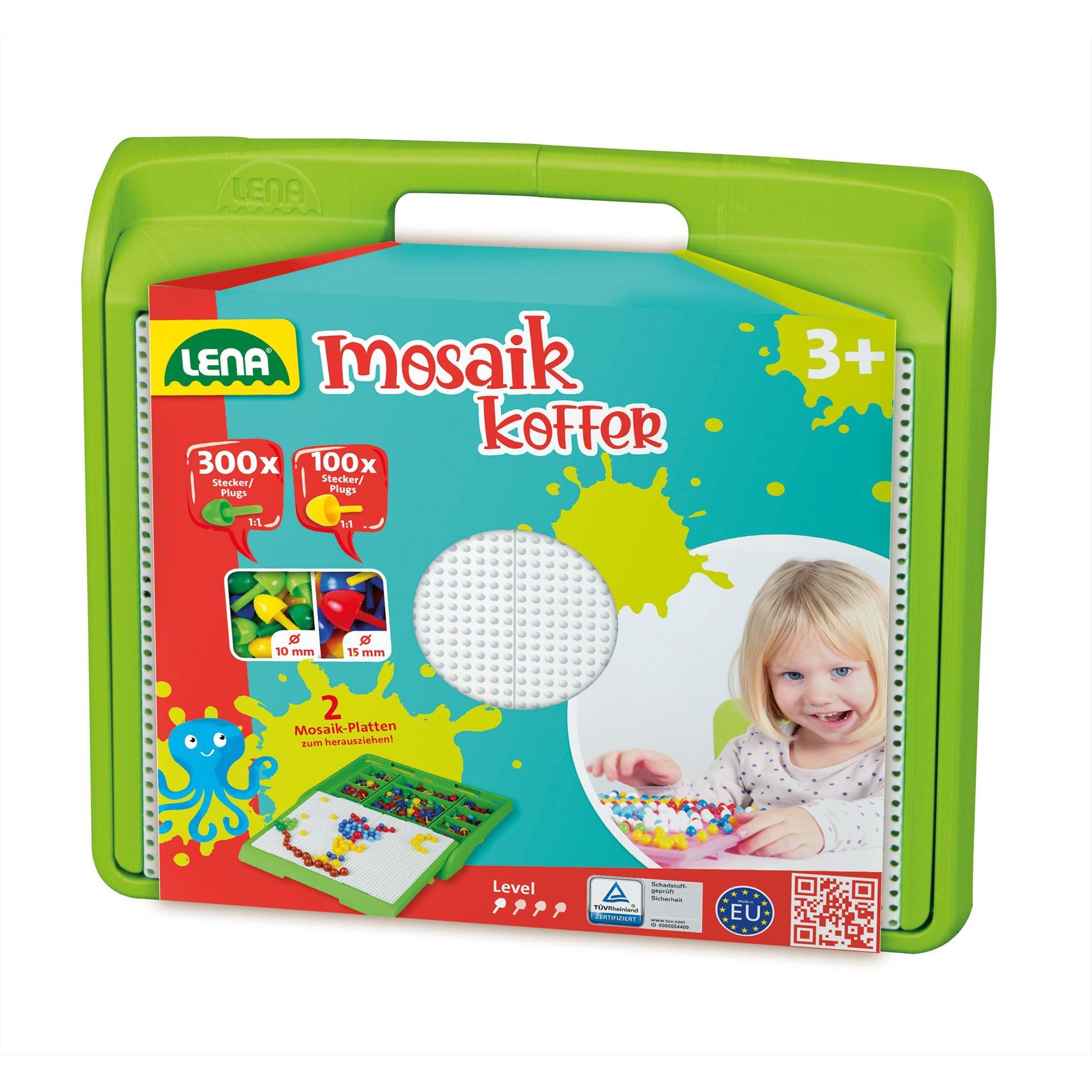 Mozaïek-Koffer 300pcs 10mm - 100pcs 15mm, Lena