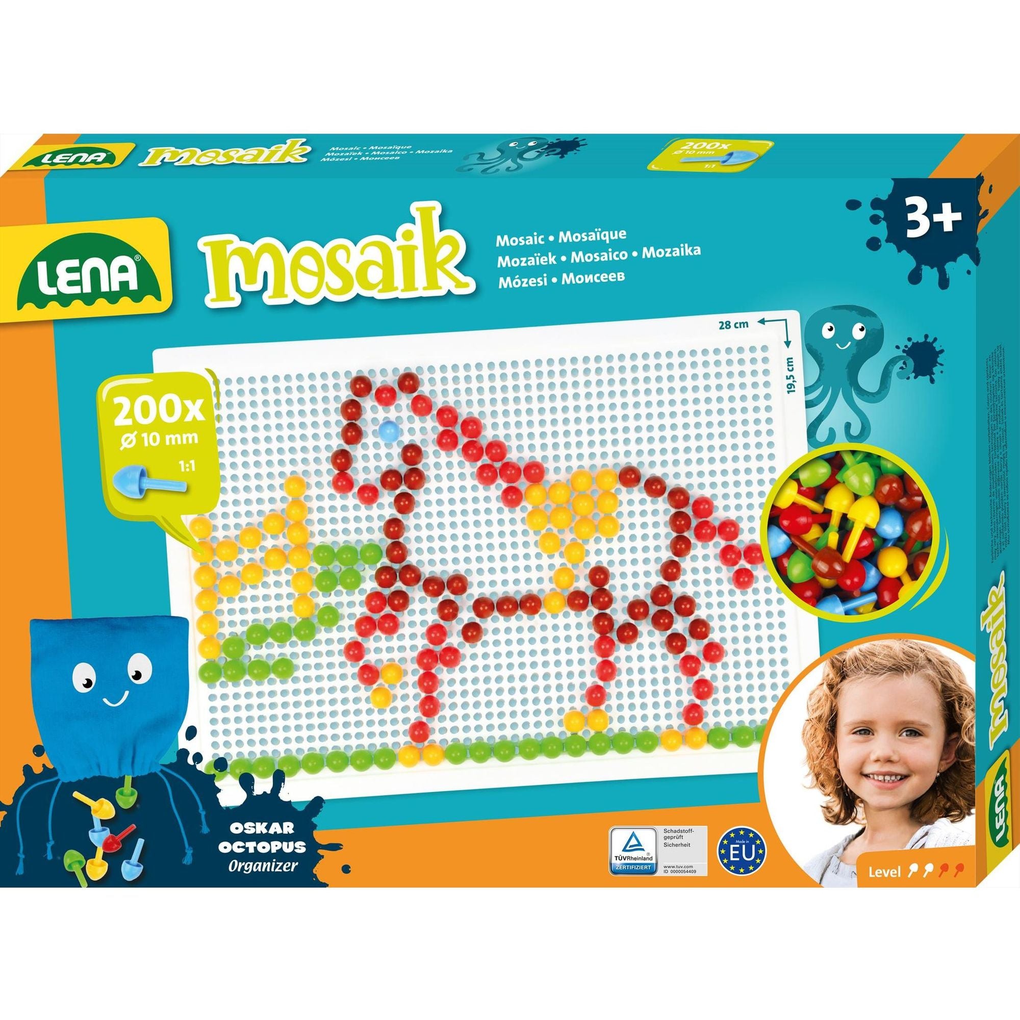 Mozaïek Set color 200pcs 10 mm, Lena