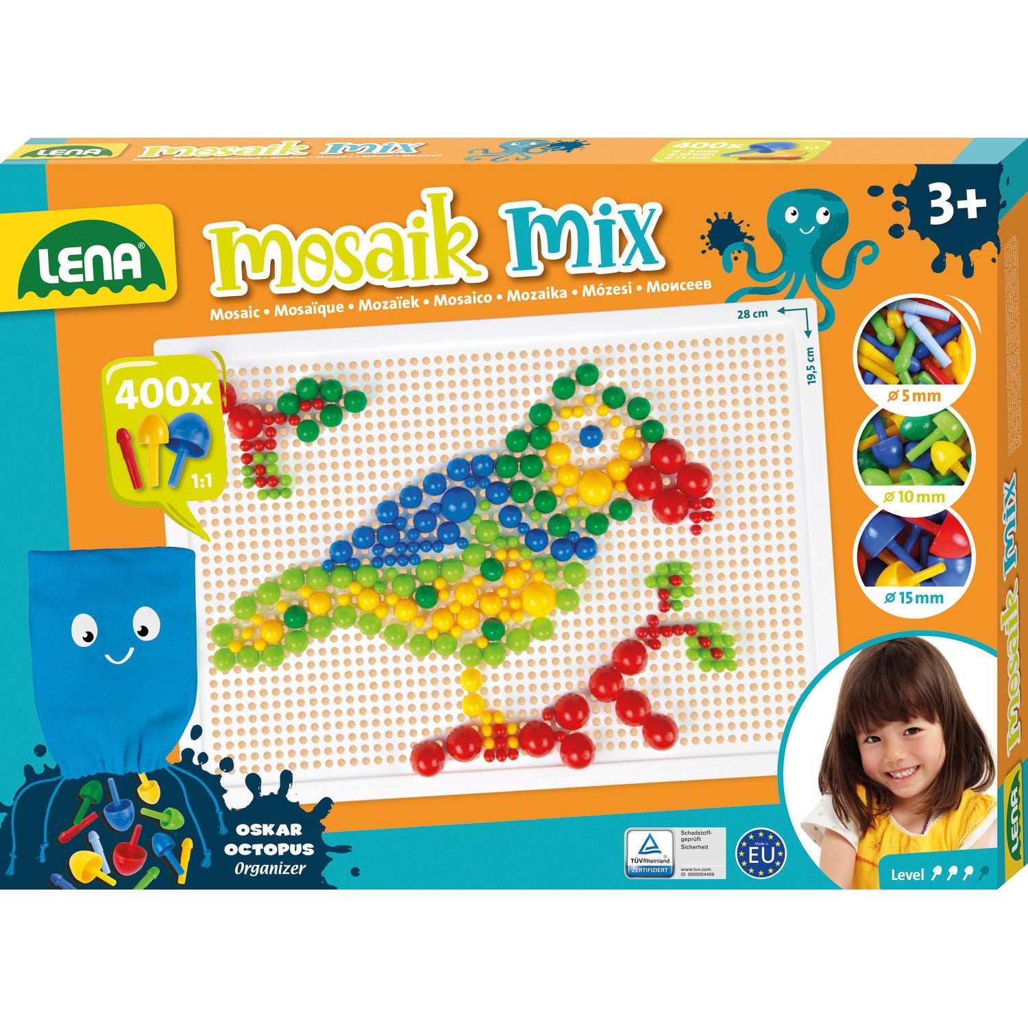 Mozaïek Set Kleur 400 delig, Lena