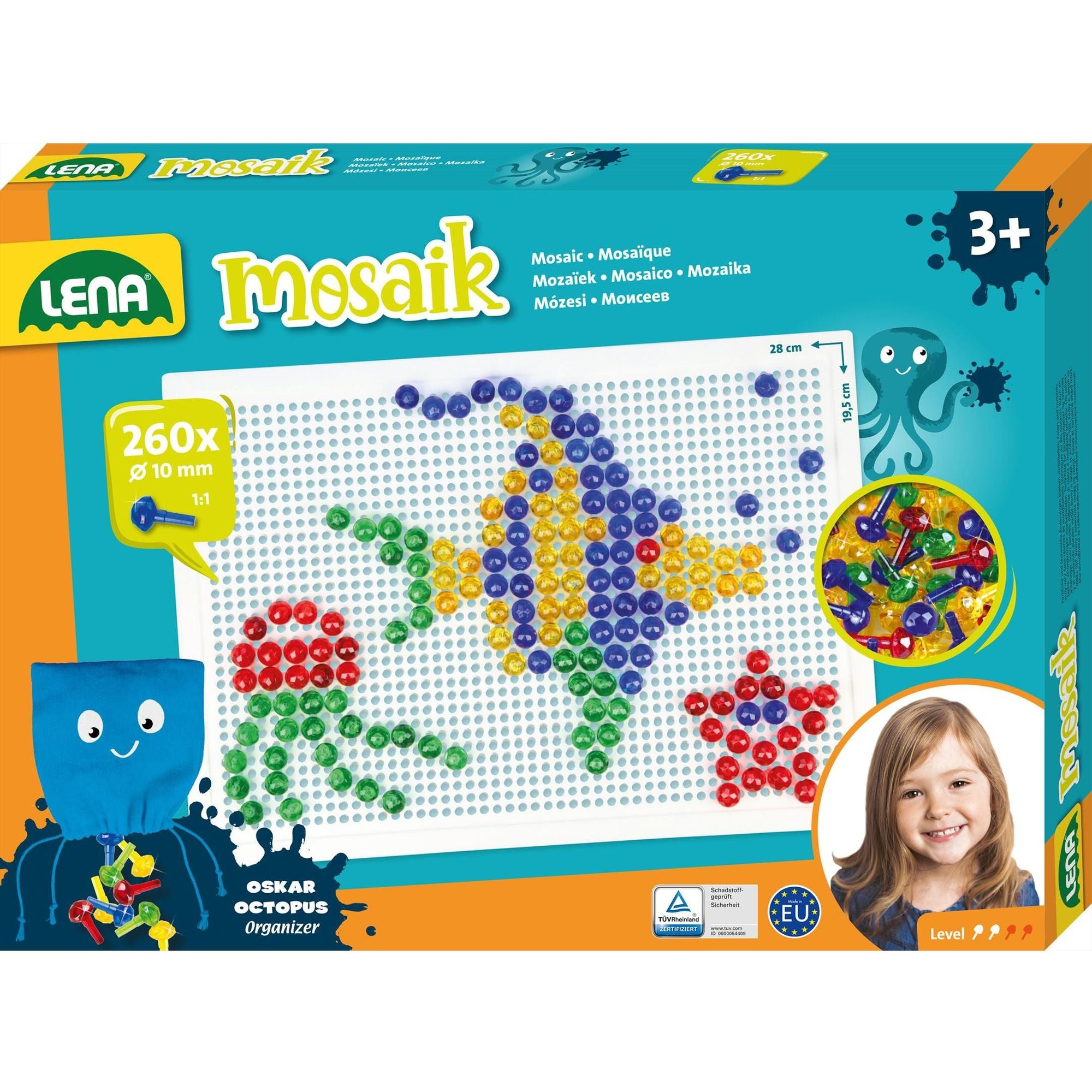 Mozaïek Set Transparant 260pcs 10 mm, Lena