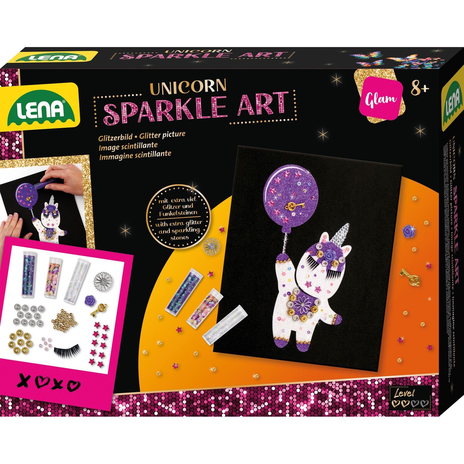 Sparkle Art Eenhoornje Met Hoes, Lena