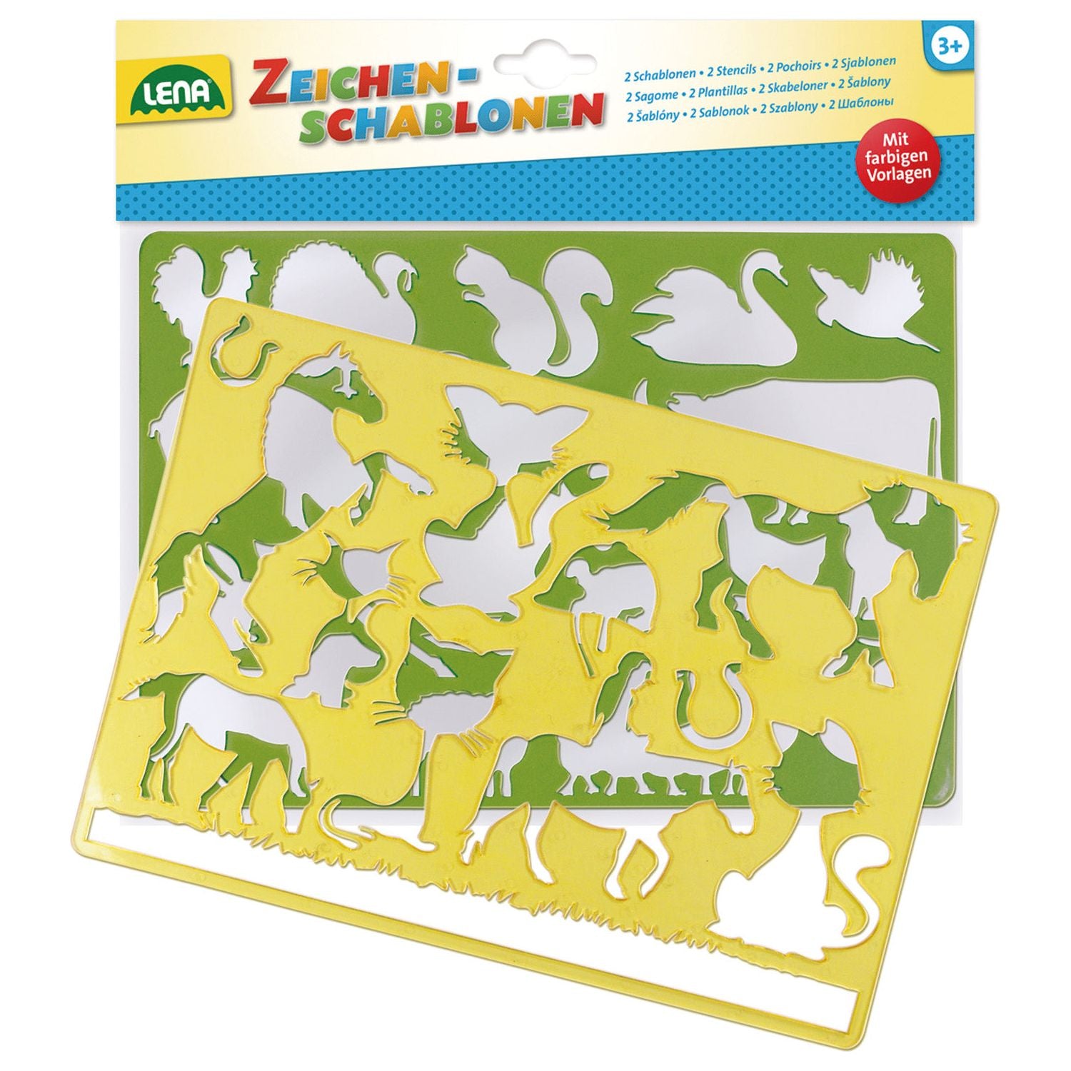 Tekensjablonen Paarden en Katten, Lena