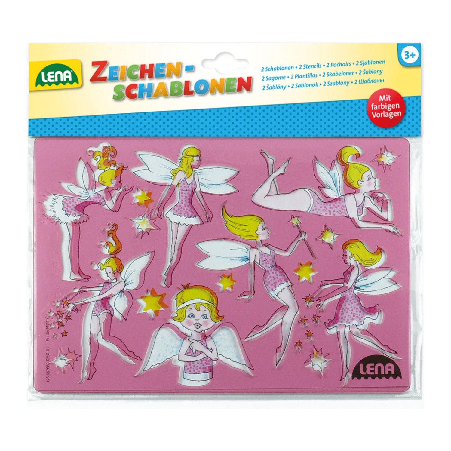 Tekensjablonen Prinsessen en Elfjes, Lena