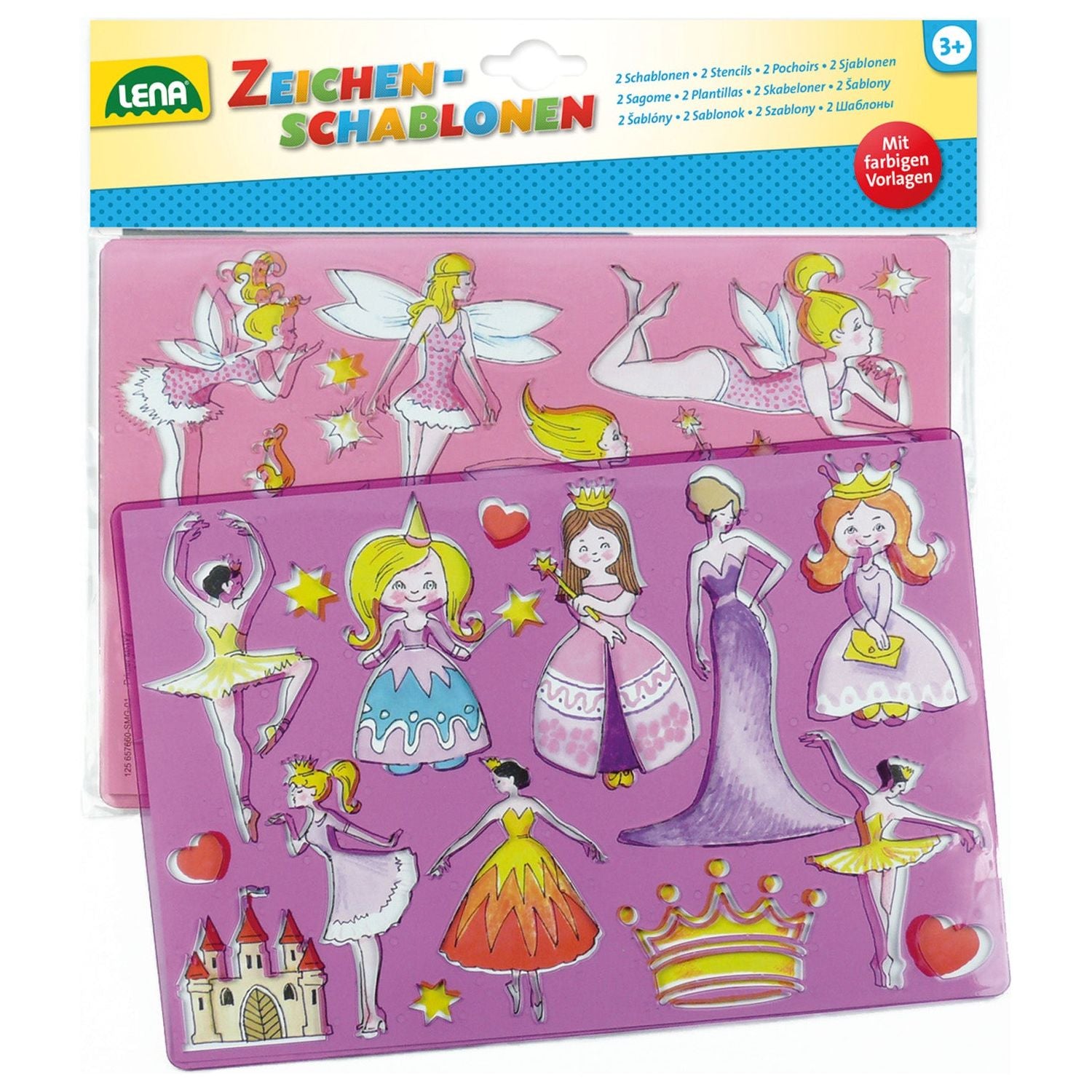 Tekensjablonen Prinsessen en Elfjes, Lena
