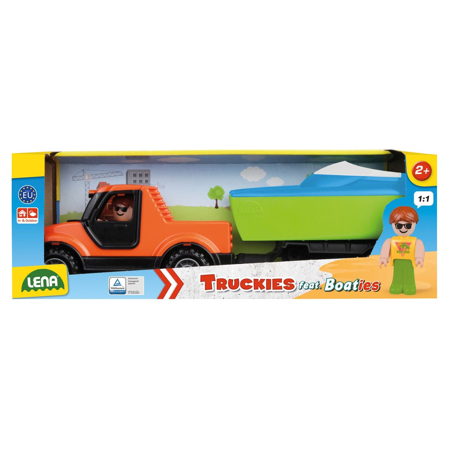 Truckies Pick-up met Boaties Aanhanger, Lena