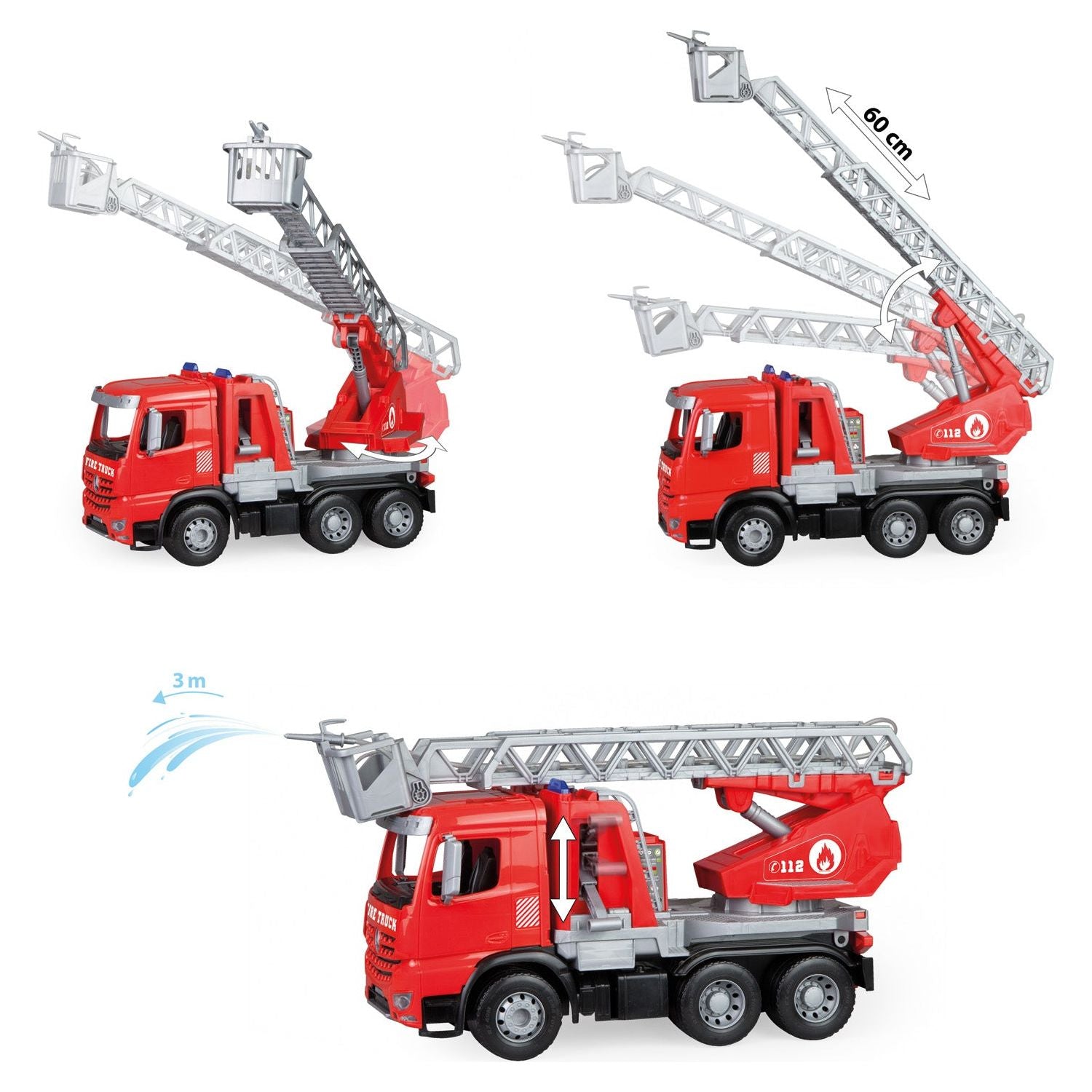 WORXX Mercedes-Benz Arocs Brandweerladderwagen 48cm, Lena
