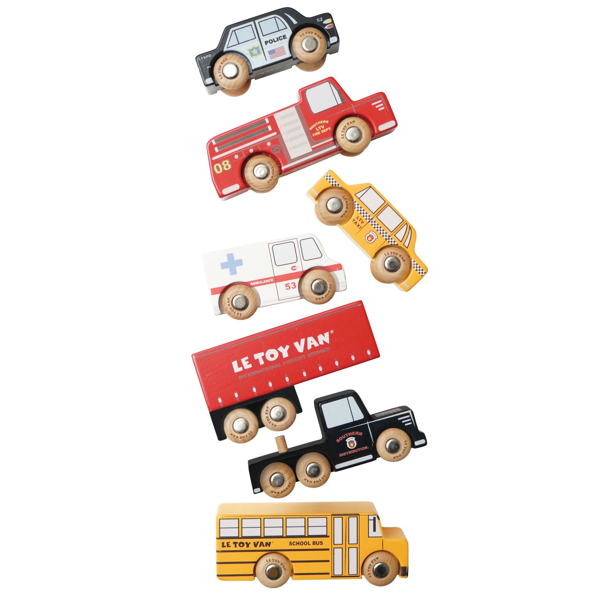 American Toy Car Set - FSC 100%, Le Toy Van