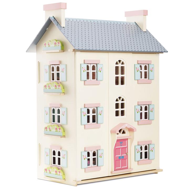 Cherry Tree Hall Wooden Dolls House - FSC 100%, Le Toy Van