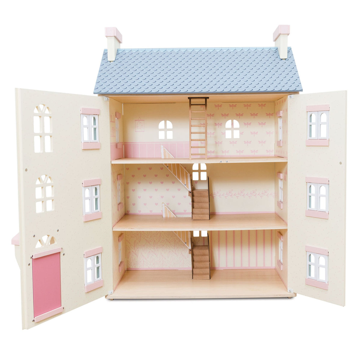 Cherry Tree Hall Wooden Dolls House - FSC 100%, Le Toy Van