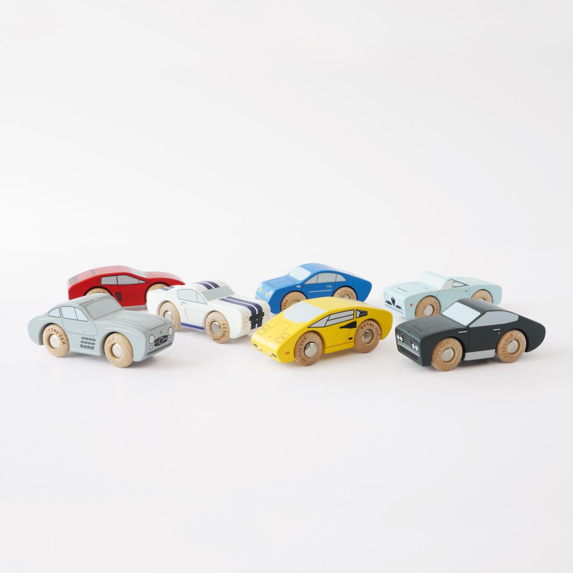 Classic Wooden Sports Cars - FSC 100%, Le Toy Van