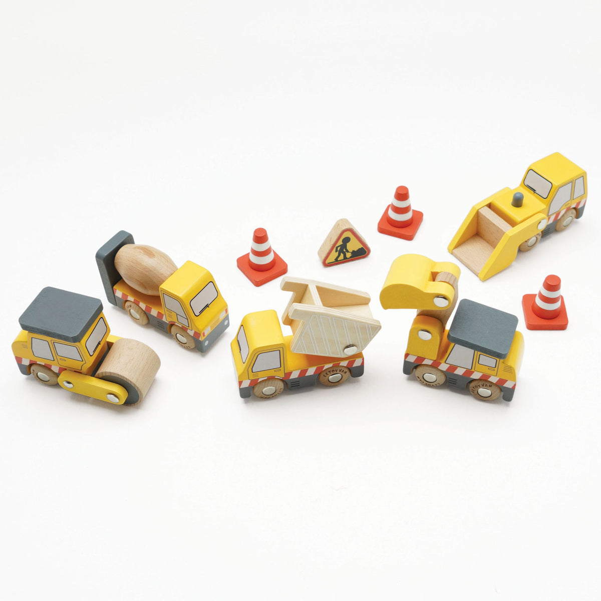 Construction Toy Cars, Trucks & Diggers - FSC 100%, Le Toy Van