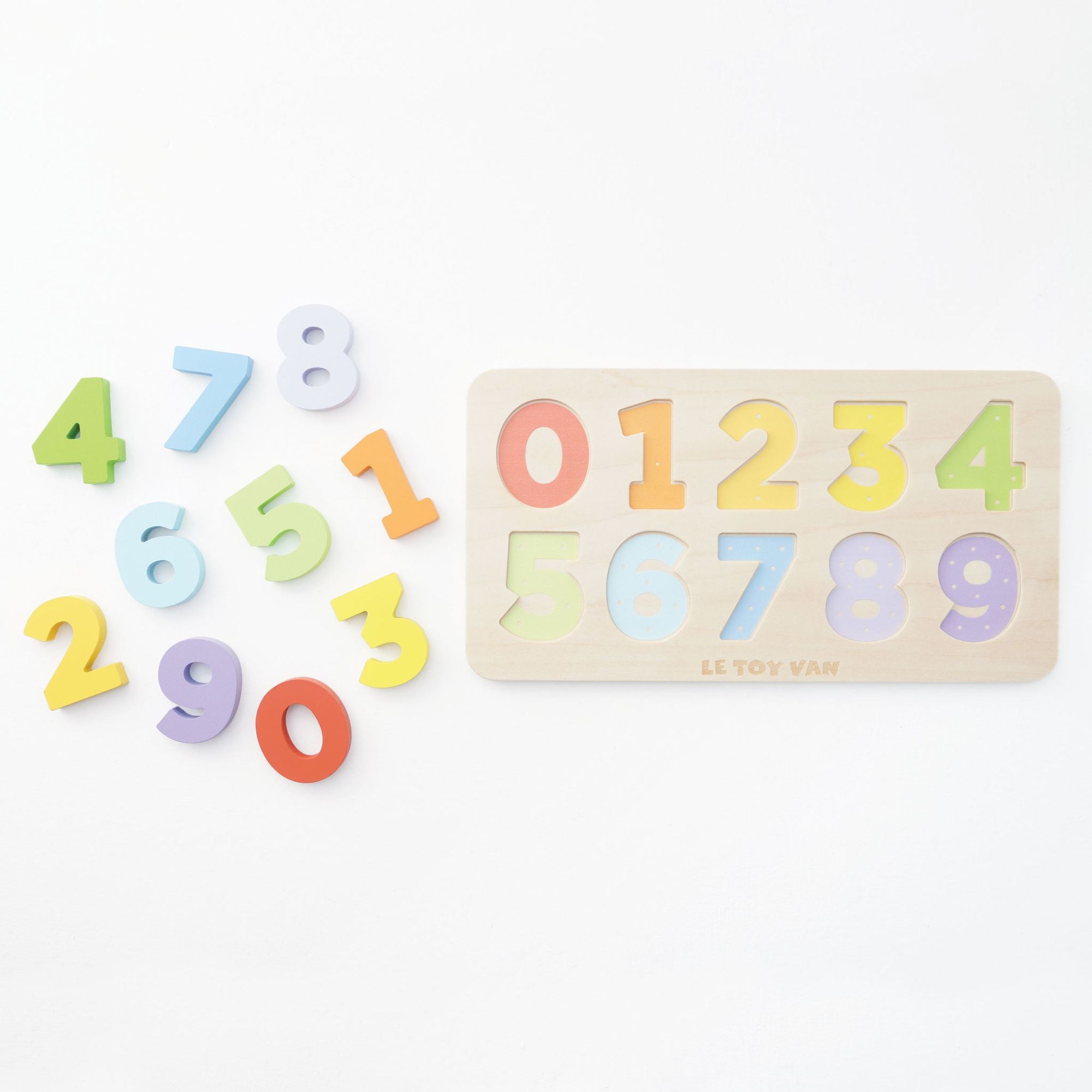 Counting Wooden Numbers Shape Sorter - FSC 100%, Le Toy Van