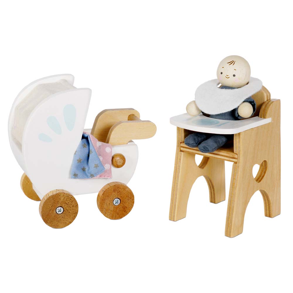 Dolls House Nursery & Baby Set - FSC 100%, Le Toy Van