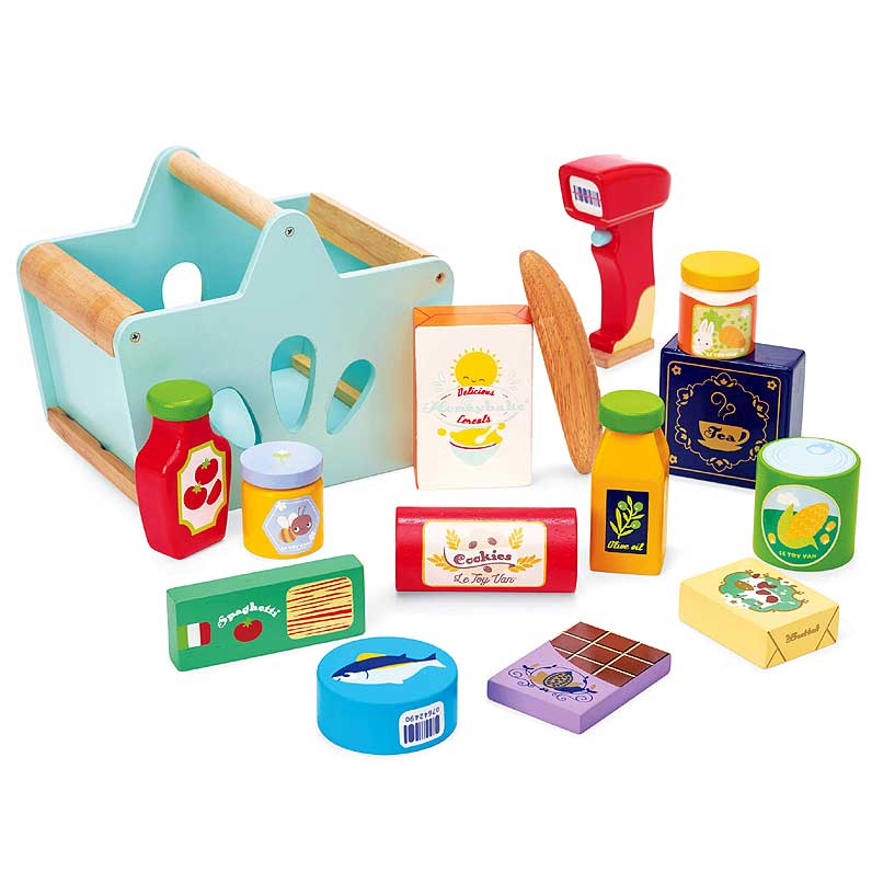 Groceries Set & Scanner - FSC 100%, Le Toy Van