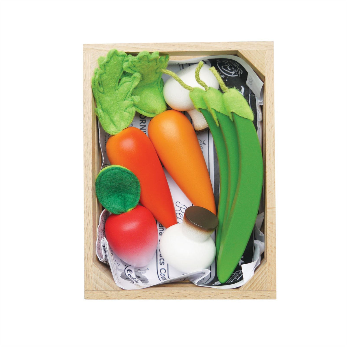 Harvest Vegetables Wooden Food Crate - FSC 100%, Le Toy Van