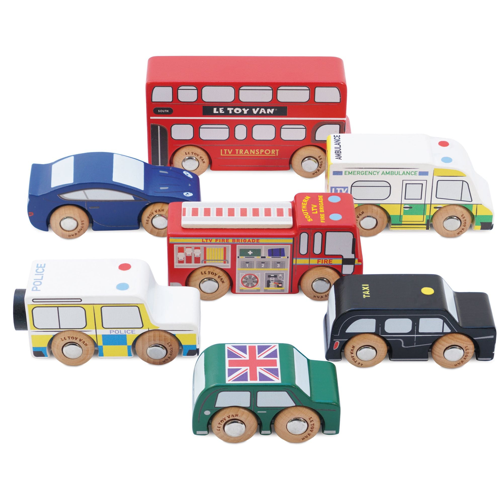 London Toy Car Set - FSC 100%, Le Toy Van