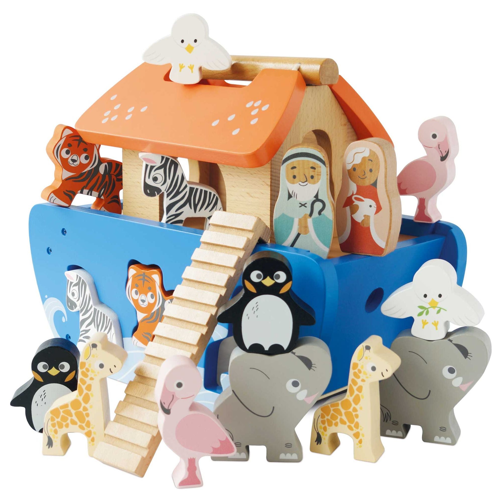 Noah's Ark & Animals Shape Sorter - FSC 100%, Le Toy Van