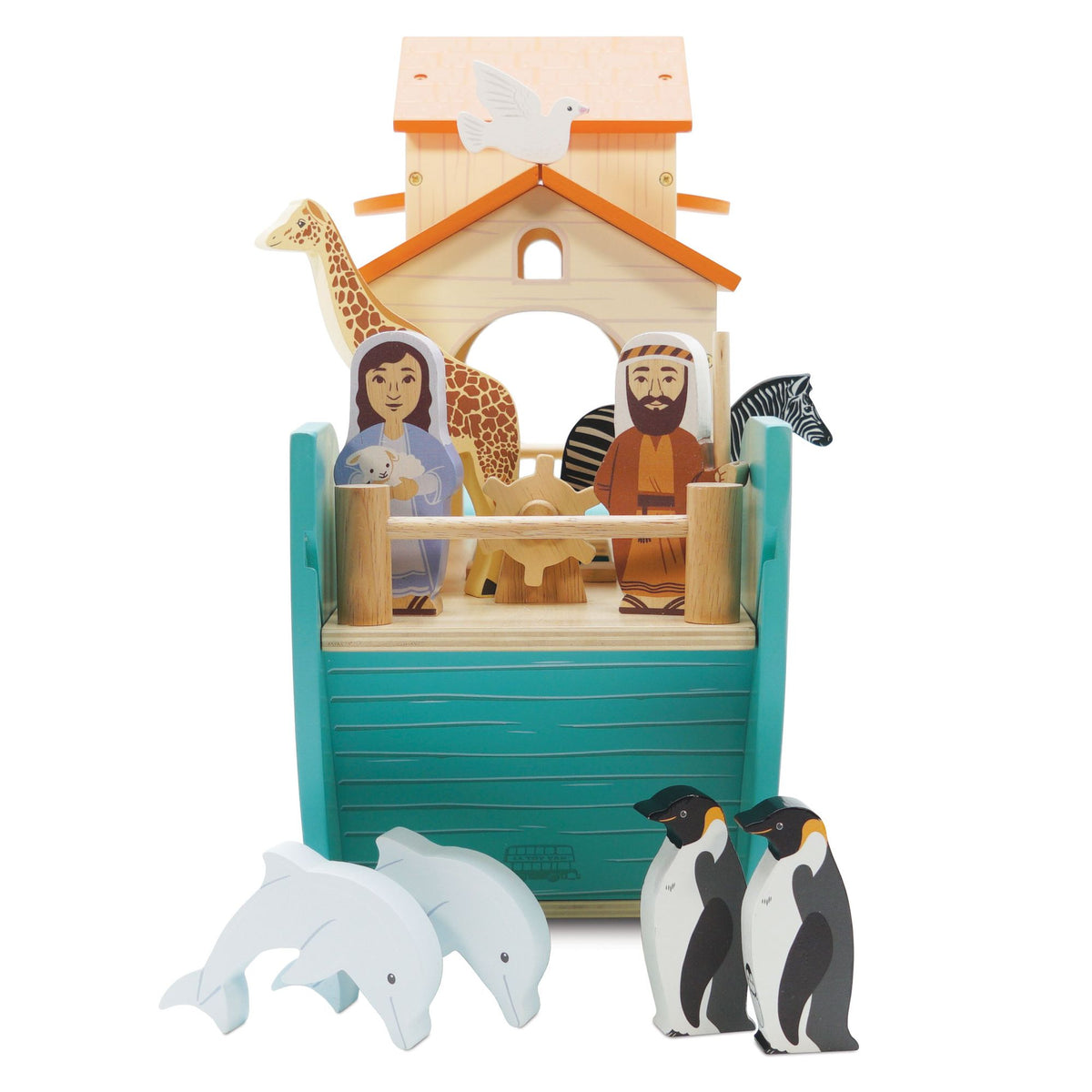 Noah's Great Wooden Ark & Animals - FSC 100%, Le Toy Van