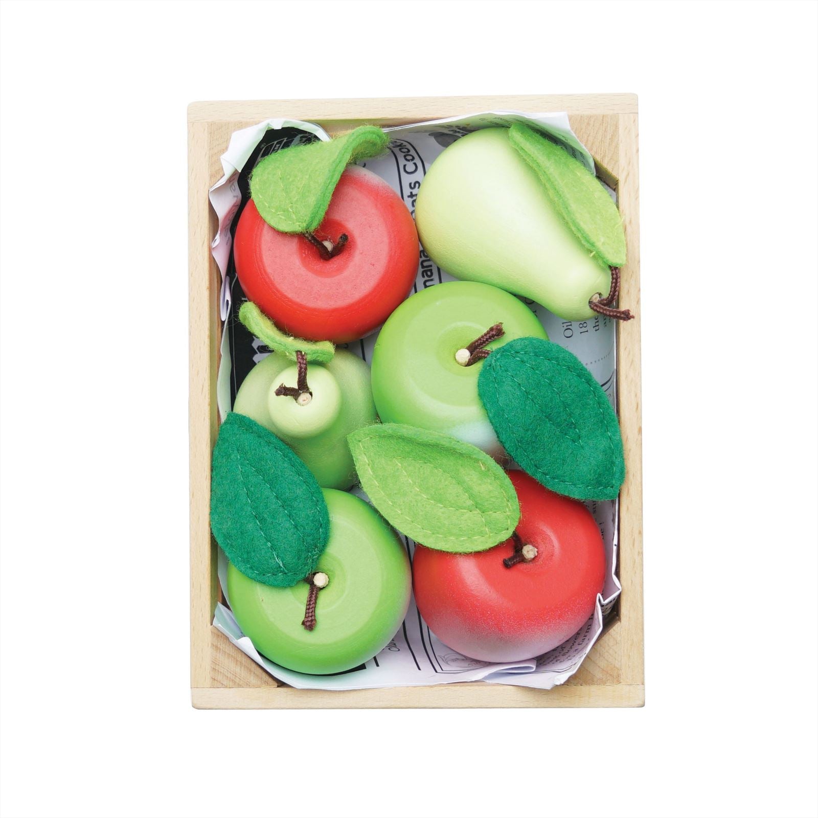 Orchard Fruits Wooden Market Crate - FSC 100%, Le Toy Van