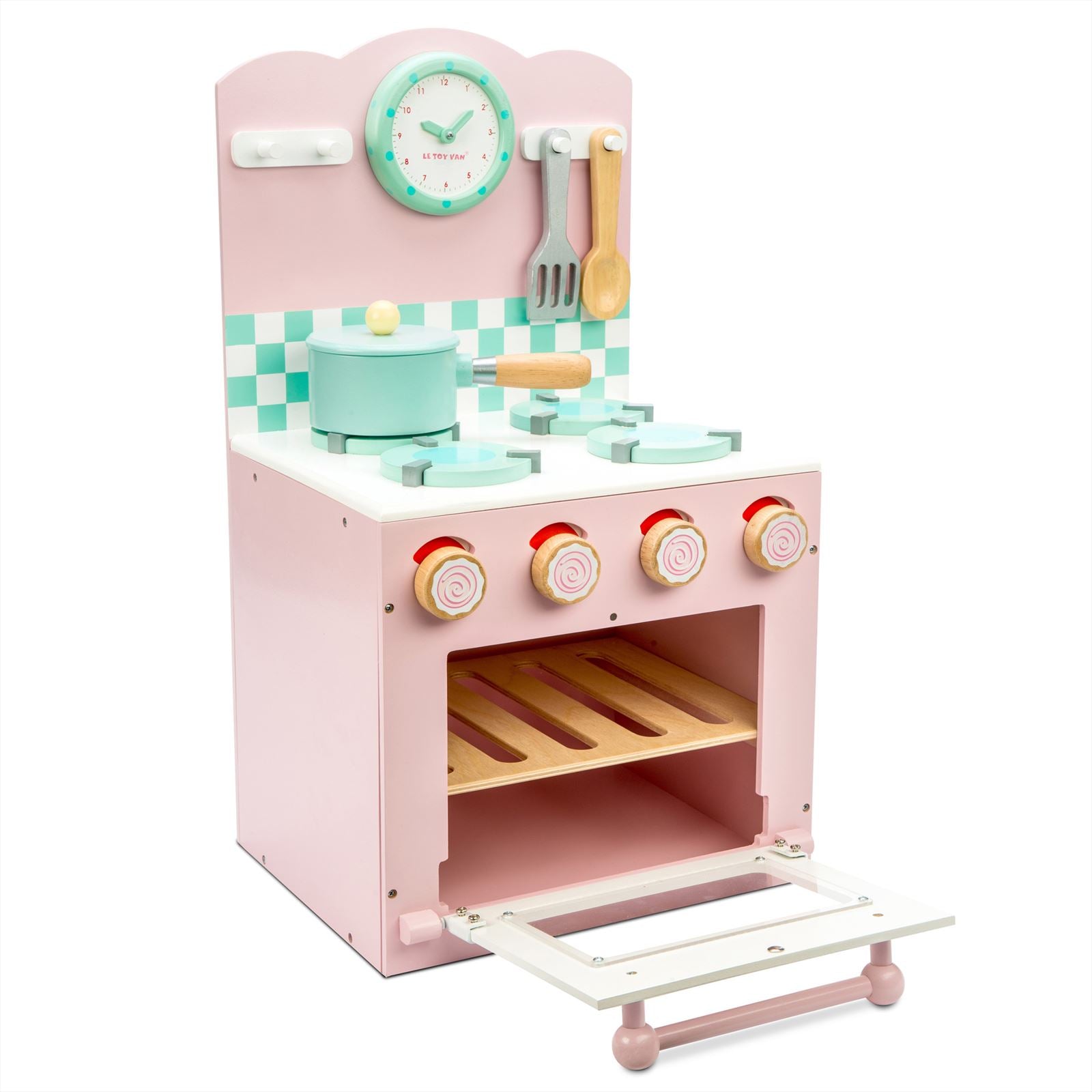 Oven & Hob Set Pink - Original Version, Le Toy Van