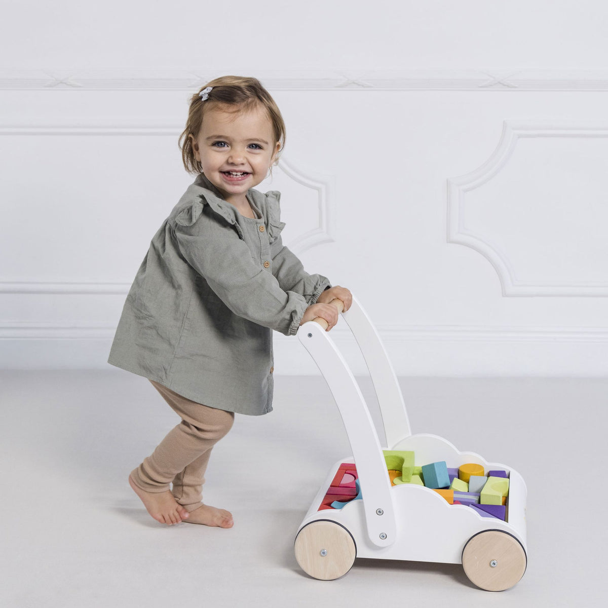 Rainbow Baby Walker & Puzzle - 45 Blocks - Original Version, Le Toy Van