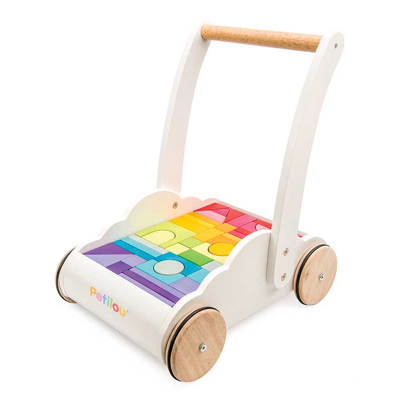 Rainbow Baby Walker & Puzzle - 45 Blocks - Original Version, Le Toy Van