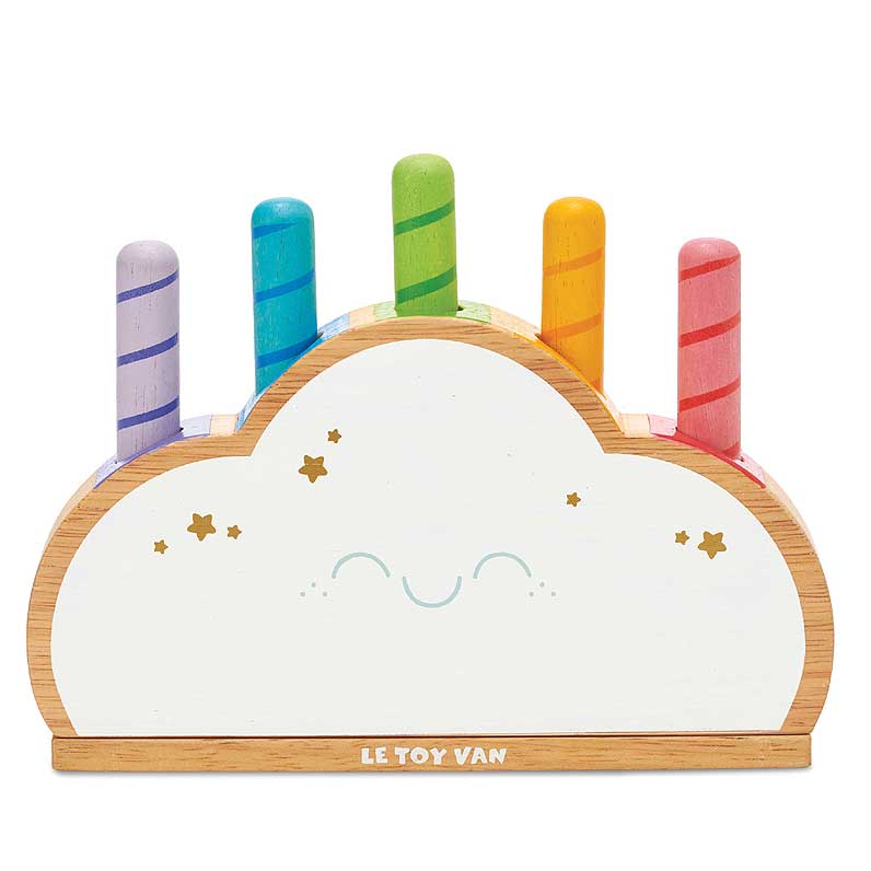 Rainbow Cloud Pop-up Toy - FSC 100%, Le Toy Van
