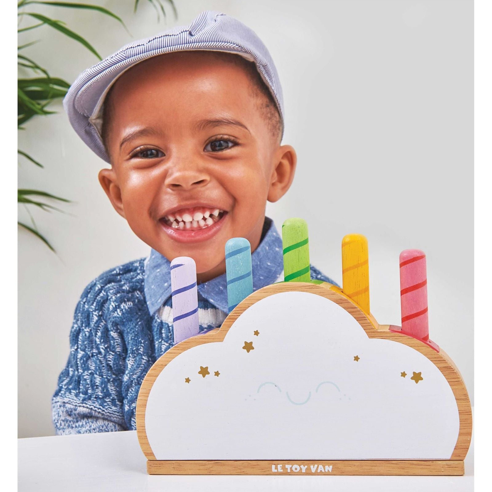 Rainbow Cloud Pop-up Toy - FSC 100%, Le Toy Van