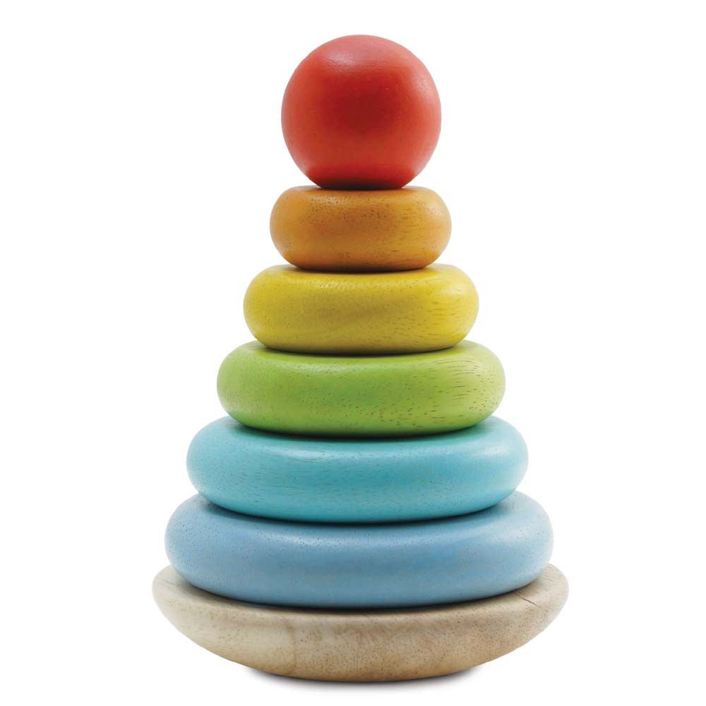 Rainbow Stacking Tower - FSC 100%, Le Toy Van