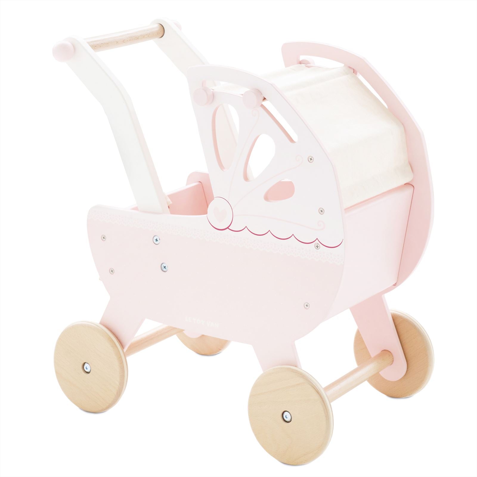 Retro Wooden Doll Pram - FSC 100%, Le Toy Van