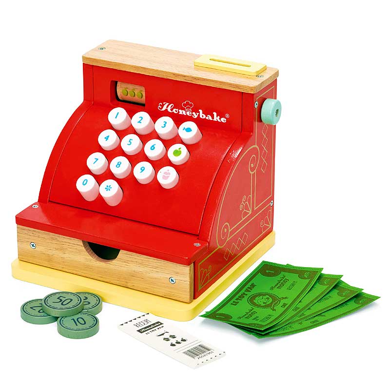 Shop Till - Cash Register & Money - FSC 100%, Le Toy Van
