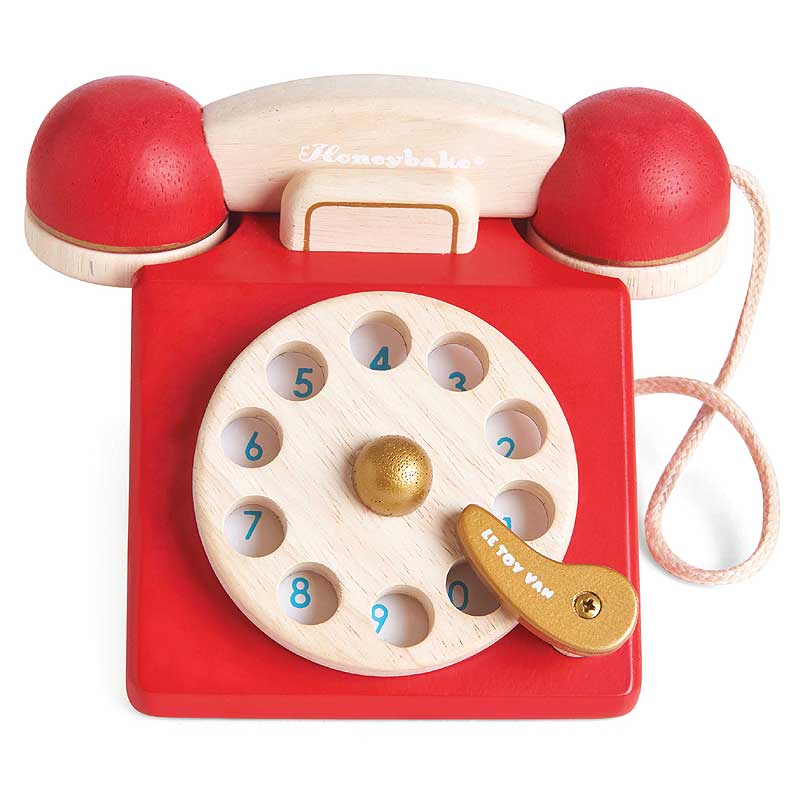 Vintage Wooden Phone - Original Version, Le Toy Van