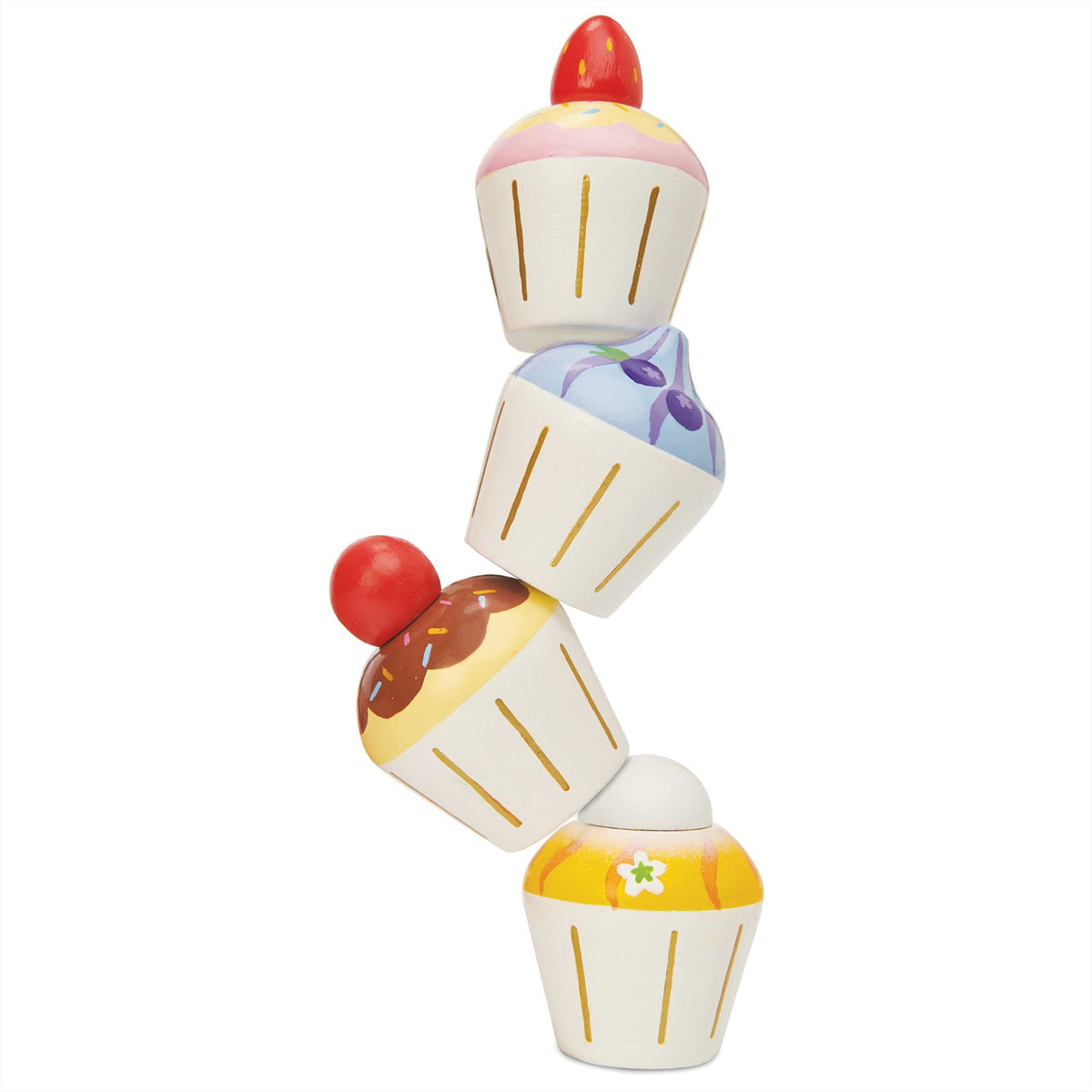 Wooden Cupcake Play Food Set - Original Version, Le Toy Van
